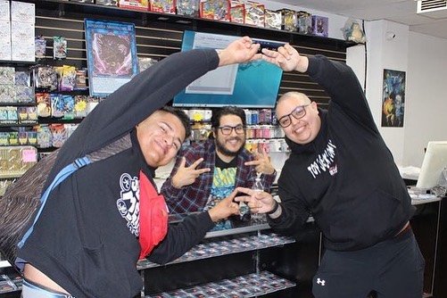 Players - Domino City Gaming is a local game store that specializes in Yu-Gi-Oh! and Pokémon Trading Card Games and other collectibles. We have a large gaming area and house several different types of gaming tournaments and causal play. We have a large selection of sealed product and singles for anyone that needs to amp up their playing decks. We also have carry vintage TCG's.
Come in today to join our tournaments or check out our inventory! Players - Domino City Gaming is a local game store that specializes in Yu-Gi-Oh! and Pokémon Trading Card Games and other collectibles. We have a large gaming area and house several different types of gaming tournaments and causal play. We have a large selection of sealed product and singles for anyone that needs to amp up their playing decks. We also have carry vintage TCG's.
Come in today to join our tournaments or check out our inventory!