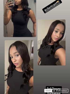 Sew-in and Quick Weaves - At Ash Boss Bundles, our sew-in service is designed to give you a flawless, natural look that enhances your beauty and boosts your confidence. We expertly braid and secure each sew-in to provide a comfortable, long-lasting foundation, perfect for adding volume, length, or a fresh new style. With years of experience and attention to detail, we ensure every sew-in is tailored to complement your features and match your desired look, leaving you with a seamless, stunning finish. Whether you’re after a sleek, sophisticated look or something bold and voluminous, Ash Boss Bundles brings your hair dreams to life with our professional sew-in service.