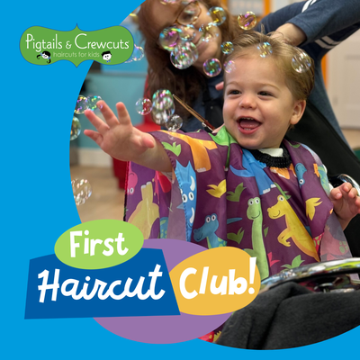 1st Haircut Club - Every first haircut is a milestone worth celebrating — and we’re honored to be part of yours! This album is dedicated to our littlest guests and their very first trim at Pigtails & Crewcuts: Haircuts for Kids - Fort Collins. From tiny snips to big smiles, each photo captures the joy, bravery, and cuteness overload of this special moment.
As part of our First Haircut Package, each child receives:
✂️ A gentle, professional haircut
📸 A keepsake photo
💇 A commemorative card
🧁 A lock of hair for memories that last a lifetime
We’re so proud of every member of our First Haircut Club — and we can’t wait to welcome more smiling faces into the fold! 1st Haircut Club - Every first haircut is a milestone worth celebrating — and we’re honored to be part of yours! This album is dedicated to our littlest guests and their very first trim at Pigtails & Crewcuts: Haircuts for Kids - Fort Collins. From tiny snips to big smiles, each photo captures the joy, bravery, and cuteness overload of this special moment.
As part of our First Haircut Package, each child receives:
✂️ A gentle, professional haircut
📸 A keepsake photo
💇 A commemorative card
🧁 A lock of hair for memories that last a lifetime
We’re so proud of every member of our First Haircut Club — and we can’t wait to welcome more smiling faces into the fold!