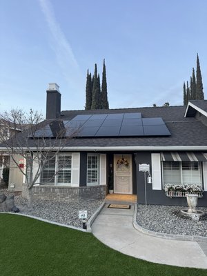 6.4 kw Solar install. - This was a customer that got a reroof that ended up getting a new solar system. 👍 6.4 kw Solar install. - This was a customer that got a reroof that ended up getting a new solar system. 👍