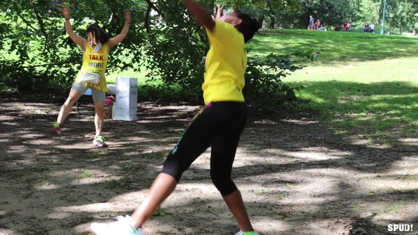 Outdoor Zumba - Our Zumba® class is a moderate intensity workout to Caribbean, Latin, African, and other world rhythms, combining all elements of fitness – cardio, muscle conditioning, balance and flexibility, boosted energy and a serious dose of awesome each time you leave class. Movement progressions and modifications make this routine available to all levels, no dance experience necessary. Wear sneakers and comfortable clothes and bring your fun!