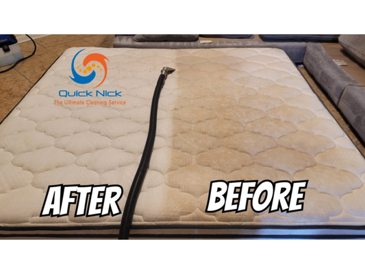 Mattress Cleaning - Did you know that overtime your mattress may be filled with bed bugs, allergens and many pollutants?
A good deep cleaning will rejuvenate the fabric and make it smell clean so you can enjoy a good night sleep!
Watch this video example of how we do it:
https://youtu.be/2tczomfYerI Mattress Cleaning - Did you know that overtime your mattress may be filled with bed bugs, allergens and many pollutants?
A good deep cleaning will rejuvenate the fabric and make it smell clean so you can enjoy a good night sleep!
Watch this video example of how we do it:
https://youtu.be/2tczomfYerI