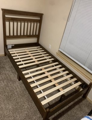 Bed Assembling - This bed was bought from Amazon but had no assembling crew included, so I helped my dear customer to have it assembled Bed Assembling - This bed was bought from Amazon but had no assembling crew included, so I helped my dear customer to have it assembled
