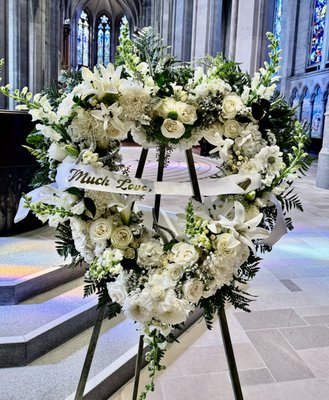 Funeral Service Flower Arrangement - As we know, time of lost can be painful. We are here to help you by sharing through the expression of sentiments with nature. Flowers are so great, that it can definitely can help you feel a little better by appreciating the beloved one with a gesture of love. We design our sympathy flower arrangement with love and care, understanding every single family and friend who has lost a important person int their life. Funeral Service Flower Arrangement - As we know, time of lost can be painful. We are here to help you by sharing through the expression of sentiments with nature. Flowers are so great, that it can definitely can help you feel a little better by appreciating the beloved one with a gesture of love. We design our sympathy flower arrangement with love and care, understanding every single family and friend who has lost a important person int their life.