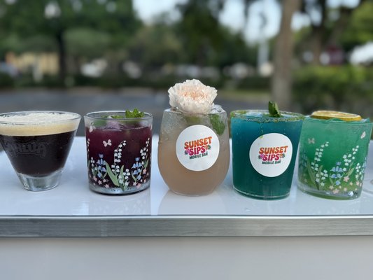 Craft cocktail event - Cocktails from our recent event!!
Classic espresso martini🍸☕️
Blueberry mojito🍋🟩🫐
Strawberry spritzer🍓🫧
Mermaid🧜♀️
Passionfruit Bellini🍾 Craft cocktail event - Cocktails from our recent event!!
Classic espresso martini🍸☕️
Blueberry mojito🍋🟩🫐
Strawberry spritzer🍓🫧
Mermaid🧜♀️
Passionfruit Bellini🍾