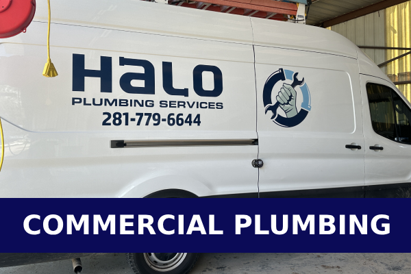 Commercial Plumbing - Trust a commercial plumber with the knowledge and expertise to ensure that your plumbing installations comply with local building codes. Whether you’re constructing a new industrial space or upgrading your system, our team at Halo Plumbing Services can handle any type of system or plumbing application. With a deep understanding of complex commercial buildings, our experts in Houston utilize top equipment and techniques to provide efficient and affordable repairs, installations, and maintenance.
We understand the challenges businesses face when it comes to plumbing issues. Therefore, we’re committed to being the go-to commercial plumbing installers in the Houston area. Don’t let plumbing problems disrupt your operations and drain your budget. Our team of Houston commercial plumbers are here to keep your business running smoothly.
Commercial drain and sewer installation
Commercial water heater installation
Clogged commercial sink installs
Commercial garbage disposal installation
Commercial toilet installation
Commercial gas line installation Commercial Plumbing - Trust a commercial plumber with the knowledge and expertise to ensure that your plumbing installations comply with local building codes. Whether you’re constructing a new industrial space or upgrading your system, our team at Halo Plumbing Services can handle any type of system or plumbing application. With a deep understanding of complex commercial buildings, our experts in Houston utilize top equipment and techniques to provide efficient and affordable repairs, installations, and maintenance.
We understand the challenges businesses face when it comes to plumbing issues. Therefore, we’re committed to being the go-to commercial plumbing installers in the Houston area. Don’t let plumbing problems disrupt your operations and drain your budget. Our team of Houston commercial plumbers are here to keep your business running smoothly.
Commercial drain and sewer installation
Commercial water heater installation
Clogged commercial sink installs
Commercial garbage disposal installation
Commercial toilet installation
Commercial gas line installation