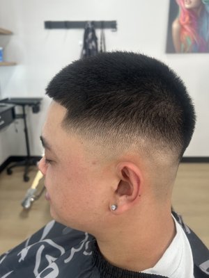 Men’s Haircut - We offer a variety of men’s haircuts, high fade, low fade and traditional scissor cut. Men’s Haircut - We offer a variety of men’s haircuts, high fade, low fade and traditional scissor cut.