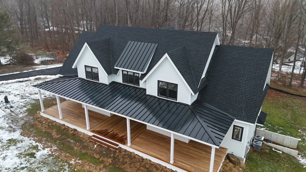 New Build New Roof - We’re excited to share our latest project: a beautiful metal and asphalt mix roof for this brand-new home! The combination of durable metal and classic asphalt shingles offers the perfect balance of strength and style for long-lasting protection.

🔨 No Hassle for Contractors! 🔨

Did you know we also offer Cut and Drop Fabrication Services? We provide custom-cut roofing materials delivered right to your job site or we can even cut it on-site! Our state-of-the-art metal machine does the heavy lifting, saving your team valuable time and effort.

🔹 Why Choose Our Cut & Drop Service?

No more on-site cutting or waste
Precision custom cuts for perfect fits
Quick delivery to keep your project on schedule
If you’re a contractor in need of metal roofing materials, we’ve got you covered!

Contact us today to learn more about how we can help streamline your next roofing project. (203)-730-9512 🏠💨

🌐 Learn More About Our Metal Cut & Drop Services: https://leclahomeimprovements.com/services/cut-drop-metal-fab/