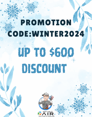 Winter Special: Up to $600 Discounts on New Units & $0 Service Call Fee! - 🎉 Winter is Here – Don’t Miss This Deal! 🎉

💡 Important: Mention the promotion code Winter2024 when you call or visit our office to claim this offer.

$0 Service Call Fee for a limited time.
Replace your old unit and get $20 OFF per year of your unit's age!
Example: If your unit is 15 years old, you get $300 ($20x30Years) OFF!
⏳ Act Fast – Limited Quantity Available!
📞 Call us now at 702-409-2886 to book your service or unit replacement.

👉 Hot Cold Air – Keeping You Comfortable, No Matter the Season!