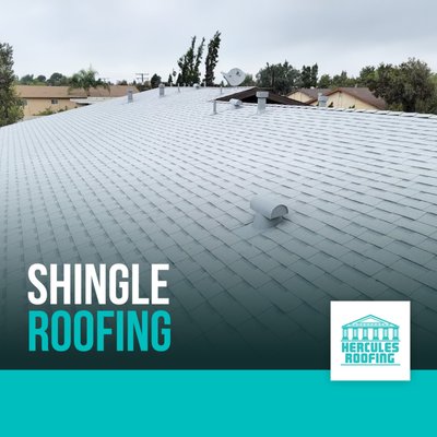 Asphalt Shingle Roofing - Hercules Roofing strives to provide honest, high-quality roofing services to every client in the area. Do you suspect a loose tile on your roof or have concerns regarding the old structural components? Contact us at any time to have one of our experienced roofers arrive on your doorstep at a convenient time for you. 

Our premium roofer services cover many types of roofing for commercial and residential properties, including: 

Flat roof 
Asphalt shingle roof 
Tile roofing 
Roof coatings 
TPO roof
