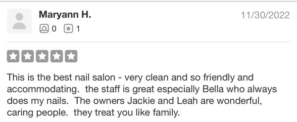 Five stars reviews from Yelp - Five Stars Reviews by customer from Yelp Five stars reviews from Yelp - Five Stars Reviews by customer from Yelp