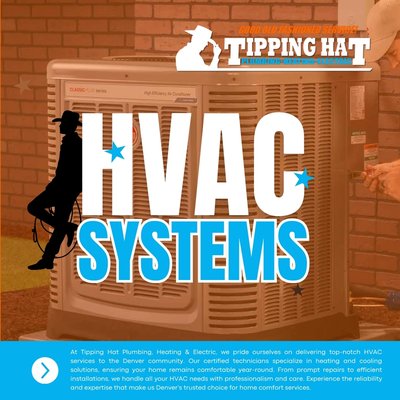 New HVAC Systems - At Tipping Hat we conduct a thorough assessment of your home's unique air flow requirements, tailoring our recommendations to make sure your new system keeps the whole house cool.