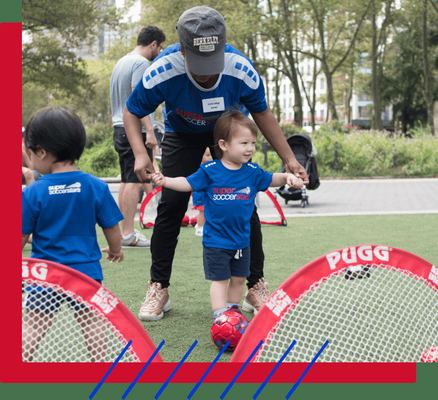 Super Soccer Stars Program - The classic youth soccer program that teaches the fundamentals of the sport in a fun, non-competitive, educational environment. Ages 2.5 to 10 years