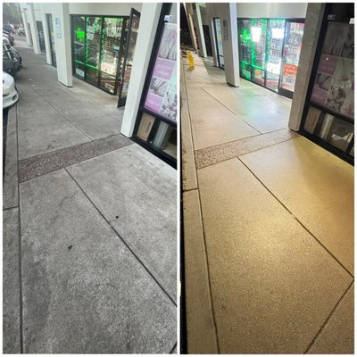Commercial Pressure Washing - A sparkling storefront and pristine sidewalks are like magnets for potential customers. Clean surfaces not only catch the eye but also make your business more approachable. Whether you're a restaurant, retail store, or office, a well-maintained exterior sends a positive signal that you take pride in your business. Commercial Pressure Washing - A sparkling storefront and pristine sidewalks are like magnets for potential customers. Clean surfaces not only catch the eye but also make your business more approachable. Whether you're a restaurant, retail store, or office, a well-maintained exterior sends a positive signal that you take pride in your business.