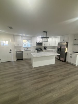 Kitchen Remodel - Full kitchen renovation. Before and after Kitchen Remodel - Full kitchen renovation. Before and after