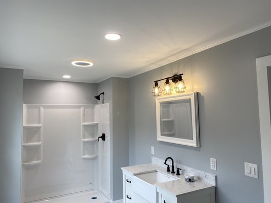 Home upgrade - This project consists of upgrading fixtures,devices, exhaust fans and adding can lights. Home upgrade - This project consists of upgrading fixtures,devices, exhaust fans and adding can lights.