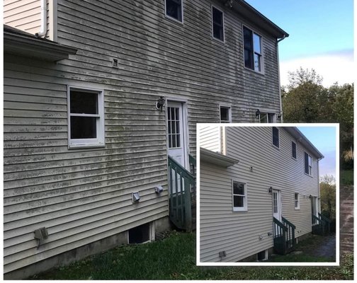 residential cleaning - both homes were cleaned along with a roof and driveway with an addition of rust treatment and removal. residential cleaning - both homes were cleaned along with a roof and driveway with an addition of rust treatment and removal.