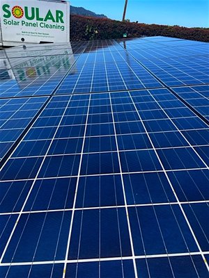 Residential Cleaning - Using the best equipment in the industry to help homeowners (and even renters) immediately boost their energy savings while making their panels looks brand new in the process. On average, our cleaning methods improve energy production 3-4 times and we have the pictures and data to prove it...meaning you will see more savings on your energy bill in the following months and have the best looking panels in your neighborhood. Residential Cleaning - Using the best equipment in the industry to help homeowners (and even renters) immediately boost their energy savings while making their panels looks brand new in the process. On average, our cleaning methods improve energy production 3-4 times and we have the pictures and data to prove it...meaning you will see more savings on your energy bill in the following months and have the best looking panels in your neighborhood.