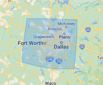 Servicing the Dallas-Fort Worth Metroplex - Our team is available for service in Dallas, Tarrant, Collin, Denton, Wise, Hood, Ellis, Rockwall, Johnson and Parker Counties for all your demolition and excavation needs. Call or text us at (817) 692-7006 if you have any questions or would like a free estimate. Servicing the Dallas-Fort Worth Metroplex - Our team is available for service in Dallas, Tarrant, Collin, Denton, Wise, Hood, Ellis, Rockwall, Johnson and Parker Counties for all your demolition and excavation needs. Call or text us at (817) 692-7006 if you have any questions or would like a free estimate.