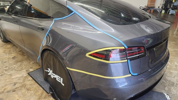Fully Protected by XPEL - 2022 TESLA Model S - TESLA MODEL S
Fully Transformation with
- XPEL STEALTH Matt PPF
- XPEL XR Plus Window Tint (Windshield 70% VLT / All side 20%)
- XPEL Fusion Ceramic Coating
Now, Fully Protected on the road from Heat & Rock chips! Fully Protected by XPEL - 2022 TESLA Model S - TESLA MODEL S
Fully Transformation with
- XPEL STEALTH Matt PPF
- XPEL XR Plus Window Tint (Windshield 70% VLT / All side 20%)
- XPEL Fusion Ceramic Coating
Now, Fully Protected on the road from Heat & Rock chips!