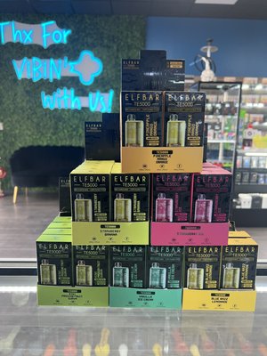 E-Ciggarette's - Big variety of nicotine disposables at Vibez Smoke Shop! E-Ciggarette's - Big variety of nicotine disposables at Vibez Smoke Shop!