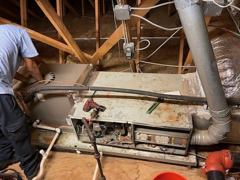 HVAC Installation - Installation of new Trane HVAC system. This includes removal of existing unit and professional installation service.