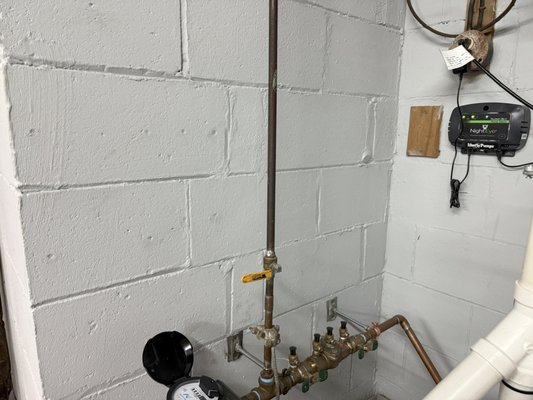 Installing Whole House Water Filtration System - This project is for a whole home water filter system. We set up the install to have an isolation shut off valve, as well as a bypass valve. This will ensure the customer has constant access to water if filtration system ever needs to be shut down or serviced. This system will help soften and condition water to the desired needs of the home owner. Installing Whole House Water Filtration System - This project is for a whole home water filter system. We set up the install to have an isolation shut off valve, as well as a bypass valve. This will ensure the customer has constant access to water if filtration system ever needs to be shut down or serviced. This system will help soften and condition water to the desired needs of the home owner.
