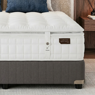 Aireloom Luxury Mattresses - Aireloom's Preferred and Karpen mattress collections provide more comfort and longevity than any of US brand that make their mattresses with foam. Rather than sinking into soft layers that compress and become hard and flat, these mattresses use higher grade materials that provide more buoyancy and resilience that adapt to the curves and weight of your body as it elevates and supports you like no other. You'll find that you toss and turn less, sleep more deeply, and wake up feeling more healthy and invigorated each day. The amazing comfort you feel the first night will last well over a decade.