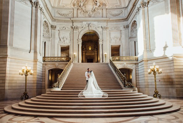 City Hall Wedding - Beautiful wedding ceremony in San Francisco City Hall