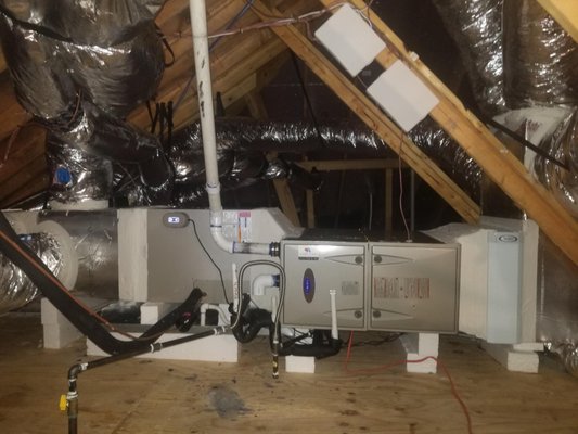 Whole Home AC Installation - This customer needed an entire new HVAC system including replacing old and inefficient ductwork throughout the home.