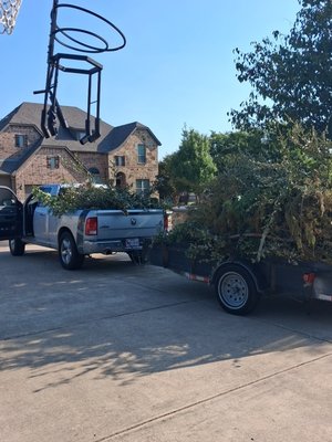 Before & After - Clutter transformed into a clean, open space.