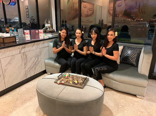 Thai Moon Massage & Spa - Your Best Thai Massage in Irvine! - Welcome to Thai Moon Massage & Spa. home of the best massage in Irvine, CA. What makes us so great? Well, at Thai Moon Spa, we understand that the pursuit of health and wellbeing is a multifaceted journey that is different for everybody. That is why we believe that every detail of your experience with us matters – and why we cater to all of them. From the moment you walk through our doors, you will begin to feel the stress melting away as you take in the soothing sights and sounds of our clean, relaxing, tranquil facilities.
Our friendly staff take every step to ensure your comfort and enjoyment, and our professionally trained masseuses are skilled in a variety of different touch-and-contact therapeutic treatments. We have something to benefit everyone including the widest selection of Asian massage in Irvine as well as multiple add-on treatments such as hot rocks and facials.
Our skilled and certified therapists know just how to soothe stubborn knots, banish aches and pains, and revitalize your skin, so you’ll leave looking and feeling your very best. Schedule an appointment today and let us help you relax and heal – body, mind, and spirit! Thai Moon Massage & Spa - Your Best Thai Massage in Irvine! - Welcome to Thai Moon Massage & Spa. home of the best massage in Irvine, CA. What makes us so great? Well, at Thai Moon Spa, we understand that the pursuit of health and wellbeing is a multifaceted journey that is different for everybody. That is why we believe that every detail of your experience with us matters – and why we cater to all of them. From the moment you walk through our doors, you will begin to feel the stress melting away as you take in the soothing sights and sounds of our clean, relaxing, tranquil facilities.
Our friendly staff take every step to ensure your comfort and enjoyment, and our professionally trained masseuses are skilled in a variety of different touch-and-contact therapeutic treatments. We have something to benefit everyone including the widest selection of Asian massage in Irvine as well as multiple add-on treatments such as hot rocks and facials.
Our skilled and certified therapists know just how to soothe stubborn knots, banish aches and pains, and revitalize your skin, so you’ll leave looking and feeling your very best. Schedule an appointment today and let us help you relax and heal – body, mind, and spirit!