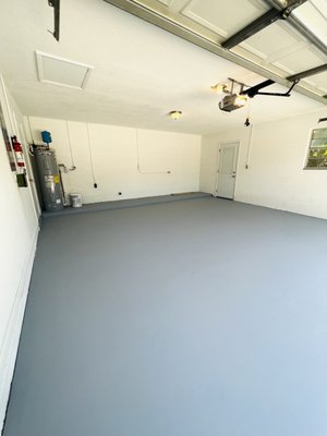 Floor painting - garage and back porch floor painting Floor painting - garage and back porch floor painting