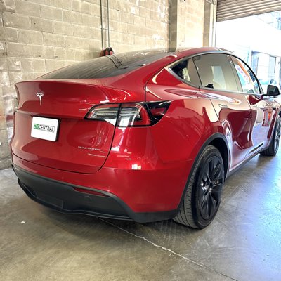 Tesla Model Y Tailgate Repair🥰 - Perfect repair and paint match every time! We use the same Tesla factory paint, Glasurit, for the perfect paint match and quality. Check it out!