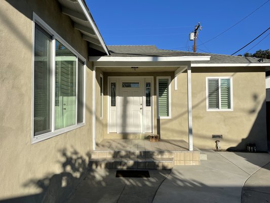 Stucco/Paint - This home needed a little extra TLC from top to bottom. The existing stucco texture very heavy and uneven throughout the house. We were able to apply a 20/30 sand finish evenly and completely give the house an entire new look. Stucco/Paint - This home needed a little extra TLC from top to bottom. The existing stucco texture very heavy and uneven throughout the house. We were able to apply a 20/30 sand finish evenly and completely give the house an entire new look.