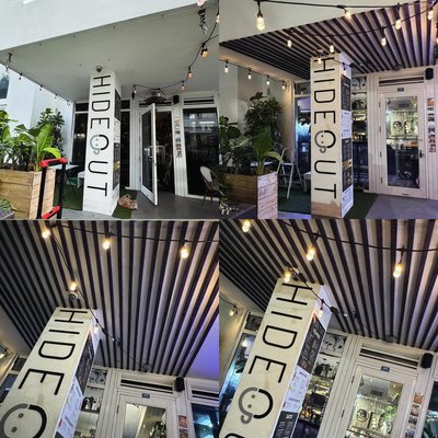 Decor with wooden slats - Decorating the facade of a cafe with wooden slats ☕️ work time 12 hours