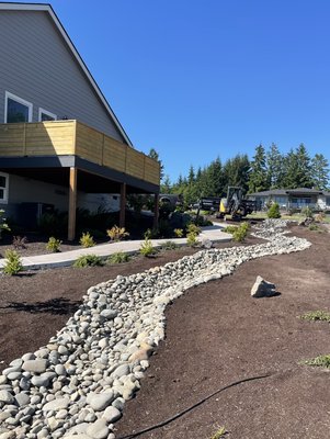 Dry creek bed installation - We designed and installed this to help redirect run off and prevent erosion, while adding a natural, low maintenance feature to the yard. A functional solution that looks great all year round!
Contact us for a free quote!
(360)768-7806 Cody Schlappi
schlappiconstruction@gmail.com
schlappiconstruction.com Dry creek bed installation - We designed and installed this to help redirect run off and prevent erosion, while adding a natural, low maintenance feature to the yard. A functional solution that looks great all year round!
Contact us for a free quote!
(360)768-7806 Cody Schlappi
schlappiconstruction@gmail.com
schlappiconstruction.com