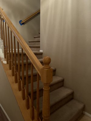 Stair case - Client wanted a more modern look to his stair case