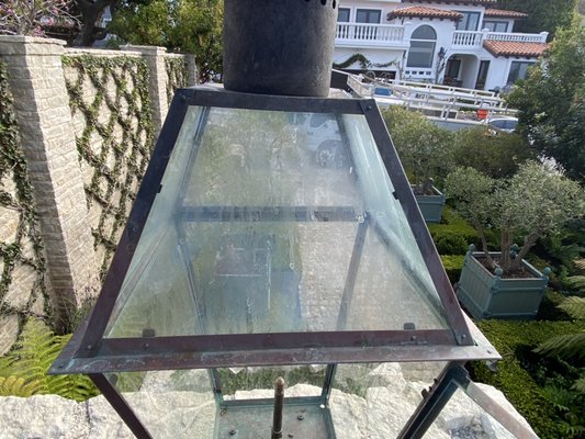 Lantern Cleaning - Make your glass lanterns look like new!