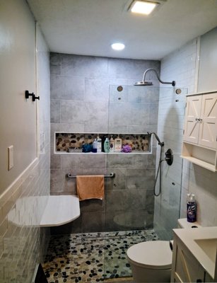 Bathroom Remodels - Call for a free estimate and get a new bathroom project done! Bathroom Remodels - Call for a free estimate and get a new bathroom project done!