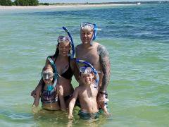 Snorkel the Gulf of Mexico - Snorkel, the Clearwaters of the Tarpon Springs. Great for beginners or avid snookers. Only a 30 minute boat ride to the Snorkel site. Average depth is 4 to 6 feet until we come upon a natural spring feeding the Gulf of Mexico. Plenty of fish and Marine life to see.. Snorkel the Gulf of Mexico - Snorkel, the Clearwaters of the Tarpon Springs. Great for beginners or avid snookers. Only a 30 minute boat ride to the Snorkel site. Average depth is 4 to 6 feet until we come upon a natural spring feeding the Gulf of Mexico. Plenty of fish and Marine life to see..
