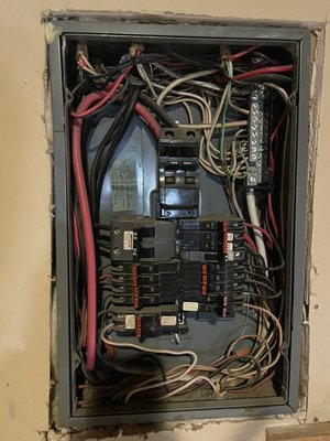 Panel upgrade - Had a Federal Pacific panel that needed to be replaced. Upgraded the service from 100amp to 200 amp and installed a new Square D panel. Panel upgrade - Had a Federal Pacific panel that needed to be replaced. Upgraded the service from 100amp to 200 amp and installed a new Square D panel.