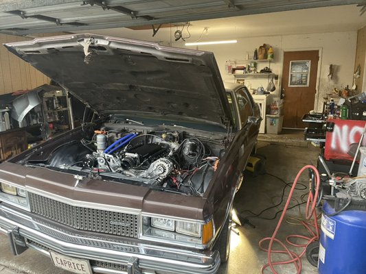 Antique car repair - Classic Caprice! We did a transmission replacement on this old school beauty. We aren’t afraid of anything at EMOS Towing and Repair! Antique car repair - Classic Caprice! We did a transmission replacement on this old school beauty. We aren’t afraid of anything at EMOS Towing and Repair!