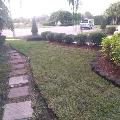 Before and After Sod Project - For beautiful, well-manicured lawns that will make your neighbors green with envy, Madewell Repair LLC provides professional sod installation services to help turn barren or sparse-looking yards into lush, green lawns. Our lawn care experts are dedicated to providing you with beautiful grass at affordable prices, and have the knowledge and experience to install sod and advise on lawn sprinklers, landscaping, and the best ways to care for your new yard. We believe in maintaining a keen attention to detail while accommodating your schedule and budget and we always clean up after ourselves. To take advantage of our top-quality lawn care, please contact us at Madewell Repair LLC today. Before and After Sod Project - For beautiful, well-manicured lawns that will make your neighbors green with envy, Madewell Repair LLC provides professional sod installation services to help turn barren or sparse-looking yards into lush, green lawns. Our lawn care experts are dedicated to providing you with beautiful grass at affordable prices, and have the knowledge and experience to install sod and advise on lawn sprinklers, landscaping, and the best ways to care for your new yard. We believe in maintaining a keen attention to detail while accommodating your schedule and budget and we always clean up after ourselves. To take advantage of our top-quality lawn care, please contact us at Madewell Repair LLC today.