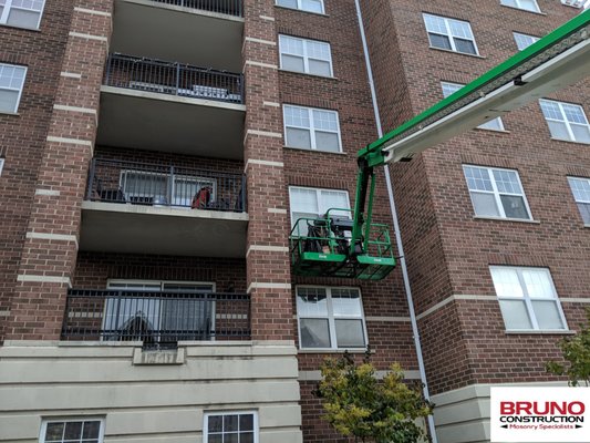 Lintel replacement and caulking replacement - This condominium building had failing lintels and failing caulking. Bruno Construction Masonry provided the lintel replacement and caulking replacement services on this condominium building. Lintel replacement and caulking replacement - This condominium building had failing lintels and failing caulking. Bruno Construction Masonry provided the lintel replacement and caulking replacement services on this condominium building.