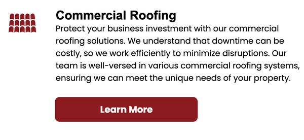 Commercial Roofing - Enhance Your Commercial Property With Professional Roofing Services
When it comes to protecting your commercial property, a reliable and durable roof is essential. At Eminent Roofing Solutions in St. Louis, MO, we understand the unique challenges faced by businesses and offer comprehensive commercial roofing services to meet your needs. Our services include:

Roof inspections and assessments
New roof installations
Roof repairs and maintenance
Roof replacement
Emergency roofing services
Flat roof systems
Metal roofing solutions
Energy-efficient roofing options

Reach out to us to discuss your commercial roofing requirements and discover how we can protect your investment.


Safeguarding Your Business Assets Starts at the Top
A well-maintained commercial roof is crucial for several reasons:

Protection from weather elements
Energy efficiency and cost savings
Extended building lifespan
Improved property value
Enhanced workplace safety
Compliance with building codes and regulations

Don't wait for leaks or damage to occur. Regular maintenance and timely repairs can prevent costly issues down the line and ensure your business operations continue smoothly.


Why Choose Eminent Roofing Solutions
At Eminent Roofing Solutions, we stand out from the competition for several reasons:

We don't cut corners
Competitive rates due to low overhead
CertainTeed Master Installers
Virtual quotes available within 48 hours
Local, family-owned business
Prompt responses to inquiries
10-year workmanship warranties
Various manufacturer warranties available
3% senior discounts
5% veteran discounts
5% investor discounts
Insurance job acceptance
Assistance with insurance claim process
Roof inspections for insurance claims
Financing options available

Our commitment to quality and customer satisfaction ensures that your commercial roofing project is in capable hands. We offer the same range of services as other companies, but with the personalized attention and care that only a local, family-owned business can provide.


Contact Us
Your commercial property deserves the best protection possible. At Eminent Roofing Solutions, we're committed to delivering exceptional roofing services that meet your specific needs and budget. Whether you require a new installation, repairs, or ongoing maintenance, our team is ready to assist you.


Contact us today to schedule a consultation and learn how you can achieve a more secure and efficient commercial roof.