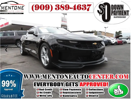 2019 Chevrolet Camaro 1LT Coupe - Advertise Price $25,595 Payment as low as $472
Engine: 3.6L V6 DOHC 24V
Mileage: 47,986
Vin: 1G1FB1RS7K0109565 2019 Chevrolet Camaro 1LT Coupe - Advertise Price $25,595 Payment as low as $472
Engine: 3.6L V6 DOHC 24V
Mileage: 47,986
Vin: 1G1FB1RS7K0109565