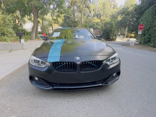2017 BMW 430i Sport Grand Coupe $17995 - Clean Title 2017 BMW 4 Series 430i Grand Coupe Sport Sedan. Sleek interior black leather with red trim. The whole car has a high end Matt black wrap. Powered by a TurboCharged 2.0 Liter TwinPower 4 Cylinder that puts 248hp at your command while connected to a paddle-shifted 8 Speed Automatic transmission with Sport/Manual shift modes keeps the thrill close at hand. Apple CarPlay, Navigation, fully loaded. 
This Rear Wheel Drive offers brisk acceleration, agile handling, and near 34mpg on the highway. Our Driving Dynamics Control further enhances your experience; letting you drive according to your current frame of mind with Eco Pro, Comfort, Sport, and Sport Plus settings. Double-spoke light-alloy wheels beautifully enhance the muscular build can't help but turn heads wherever it goes. Nothing short of irresistible, our 430i features a driver-oriented cabin with everything perfectly in place to make each drive feel fantastic. Power adjustable heated front seats, ambient lighting, a power sunroof, premium seats, a seats, a leather-wrapped multifunction steering wheel, and advanced vehicle/key memory make you feel indulged at every turn. Get acquainted with the iDrive system with a prominent center screen, full-color navigation, BMW TeleService, Bluetooth, and our HiFi sound system with available HD/satellite radio.You'll be cool and composed behind the wheel of this BMW with a wealth of safety features including ABS, advanced airbags, and dynamic stability control keeping you out of harm's way. Get behind the wheel and see that our 4 Series 430i coupe delivers inspired handling, ample power, and alluring style. 

For more information call: (818) 579-4022 Why Buy From LA Auto Center? We offer Cash buyers a $1200 instant rebate. We offer down payment assistance for consumers who require financing. We offer in house lending guidelines with flexible rates and terms. We offer instant approval with Pre-Approval Letters.