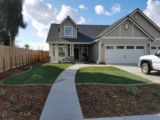 New Home Construction - This Beautiful Home had everything but a Landscape. We were fortunate enough to help them with their need of a Landscape. New Home Construction - This Beautiful Home had everything but a Landscape. We were fortunate enough to help them with their need of a Landscape.