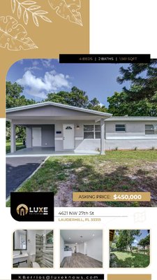 Lauderhills FL First time buyers - Happy family signing the closing